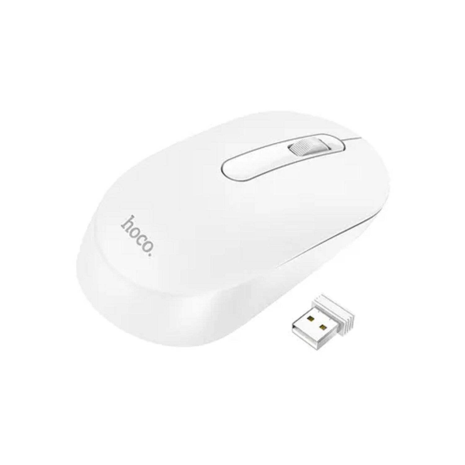HOCO Funkmaus / Computermaus Platinium 2.4G GM14 weiß
