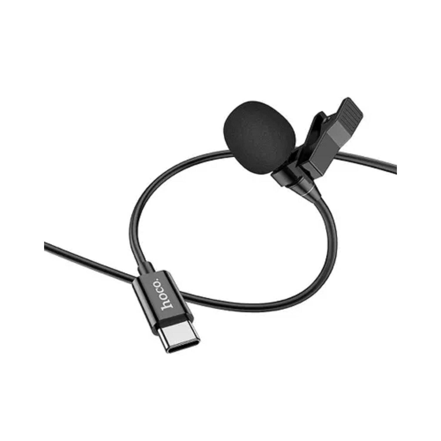 HOCO Telefonmikrofon L 14 in Schwarz USB -C