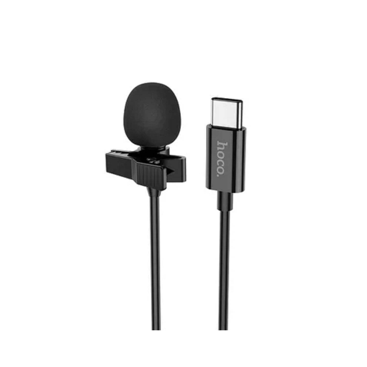 HOCO Telefonmikrofon L 14 in Schwarz USB -C