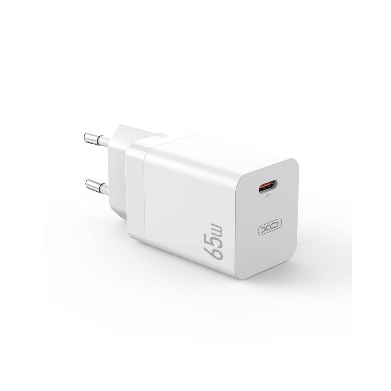 XO Wandladegerät Handyladegerät 65W GaN Quick Charger Schnellladegerät Weiß ohne Kabel