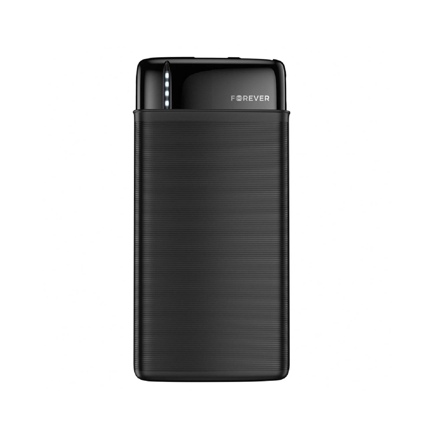 Forever Powerbank TB-100L 20000 mAh Extrem Hohe Kapazität, Externer Akku Schwarz