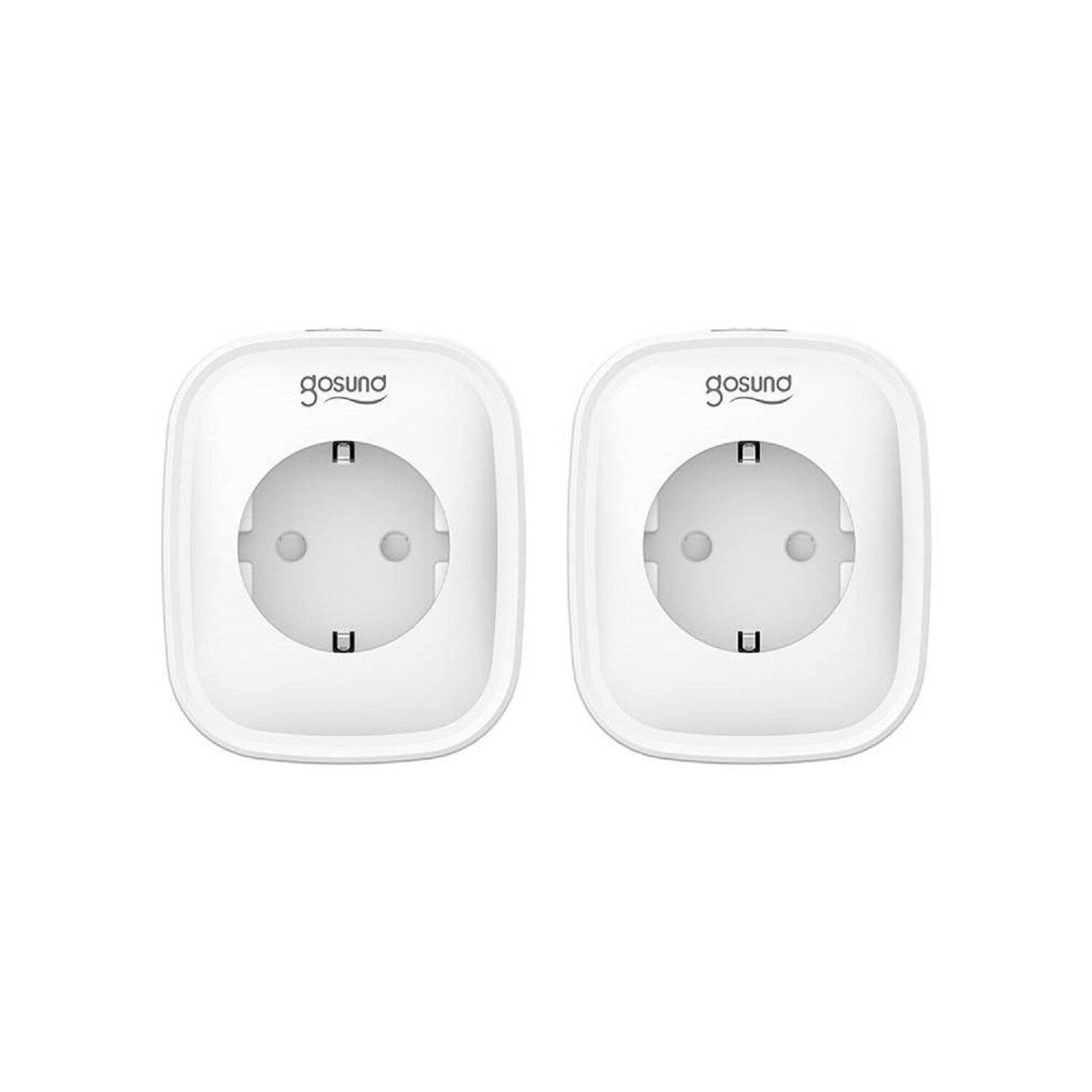 Gosund SP1 Intelligente Steckdose mit einem EU-Stecker WiFi Smart-Steckdose (2er-Pack), Tuya Weiß