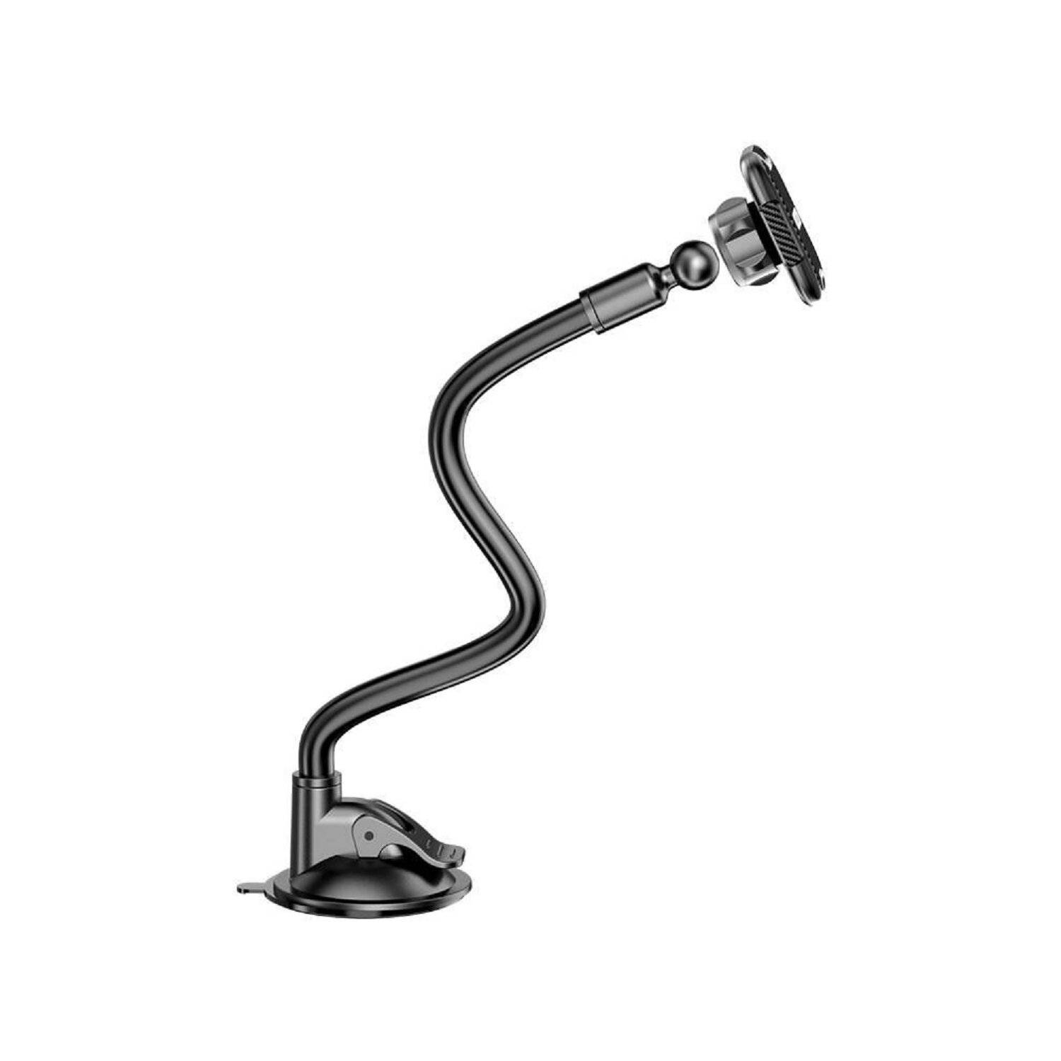 KAKU KSC-473B Magnetische Autohalterung für Windschutzscheibe / Armaturenbrett Flexibler Armschlauch Schwarz