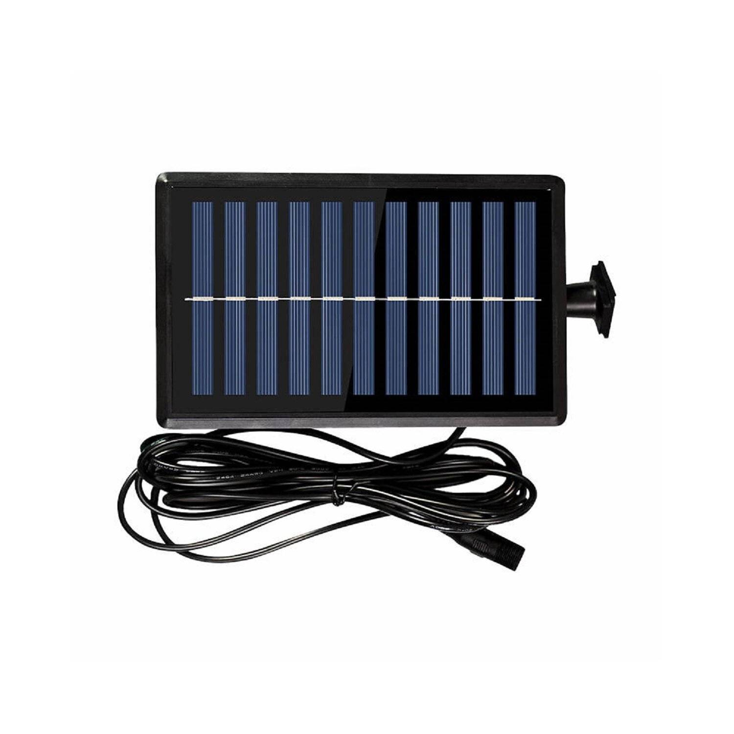 Superfire FF10-B Solarlampe Solar-Kronleuchterlampe Außen- und Innenbeleuchtung Schwarz