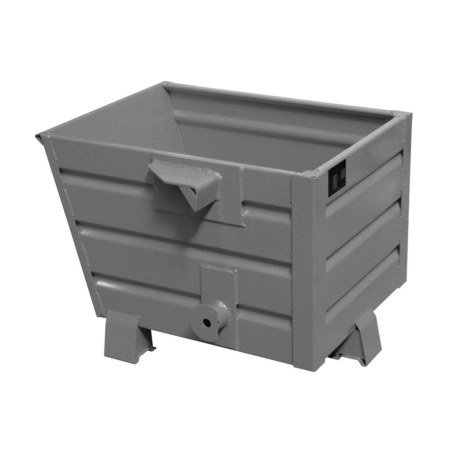 Späne-Stapelkipper BSS 30, lackiert, Mausgrau