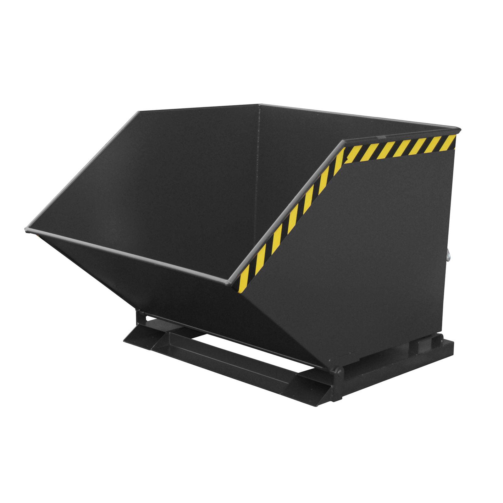 Späne-Kippmulde SKK 1000, lackiert, Schwarzgrau