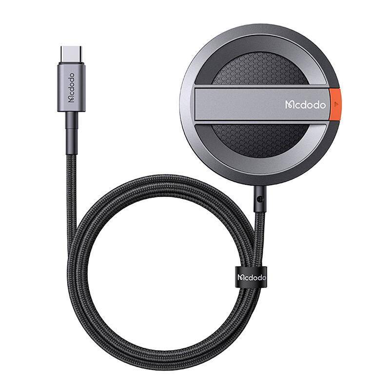 Mcdodo CH-5500 Wireless Charger, magnetisches Ladegerät mit Standfuß, MagSafe, 15W, grau