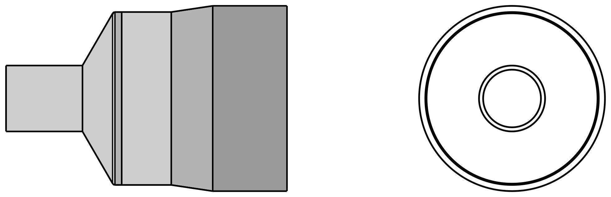 TNR 70 Heißluft Runddüse D: 7 mm, für WTHA 1