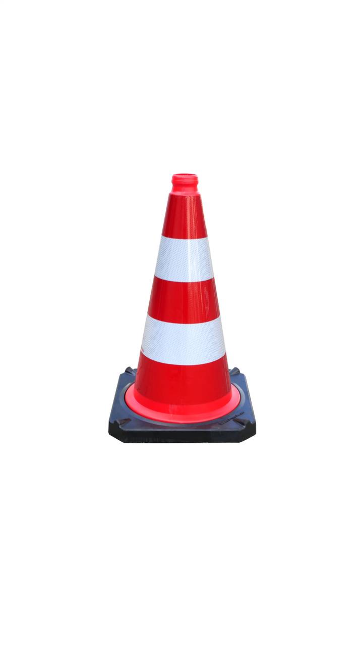 Schake 3L530TL2 Leitkegel zweiteilig nach TL Folie Typ 2 Höhe: 500 mm rot/weiß