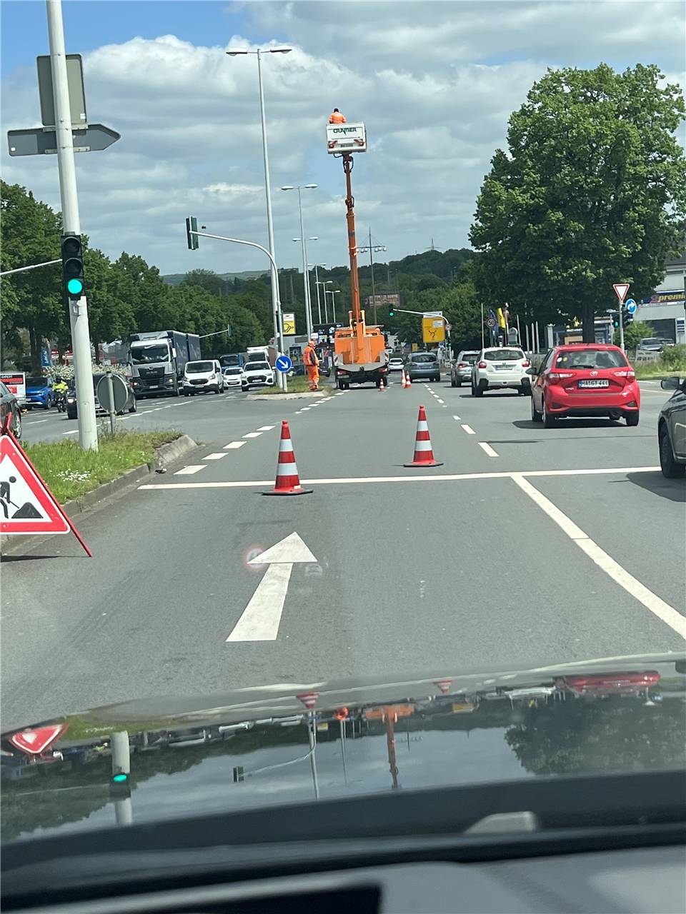 Schake 3L530TL2 Leitkegel zweiteilig nach TL Folie Typ 2 Höhe: 500 mm rot/weiß