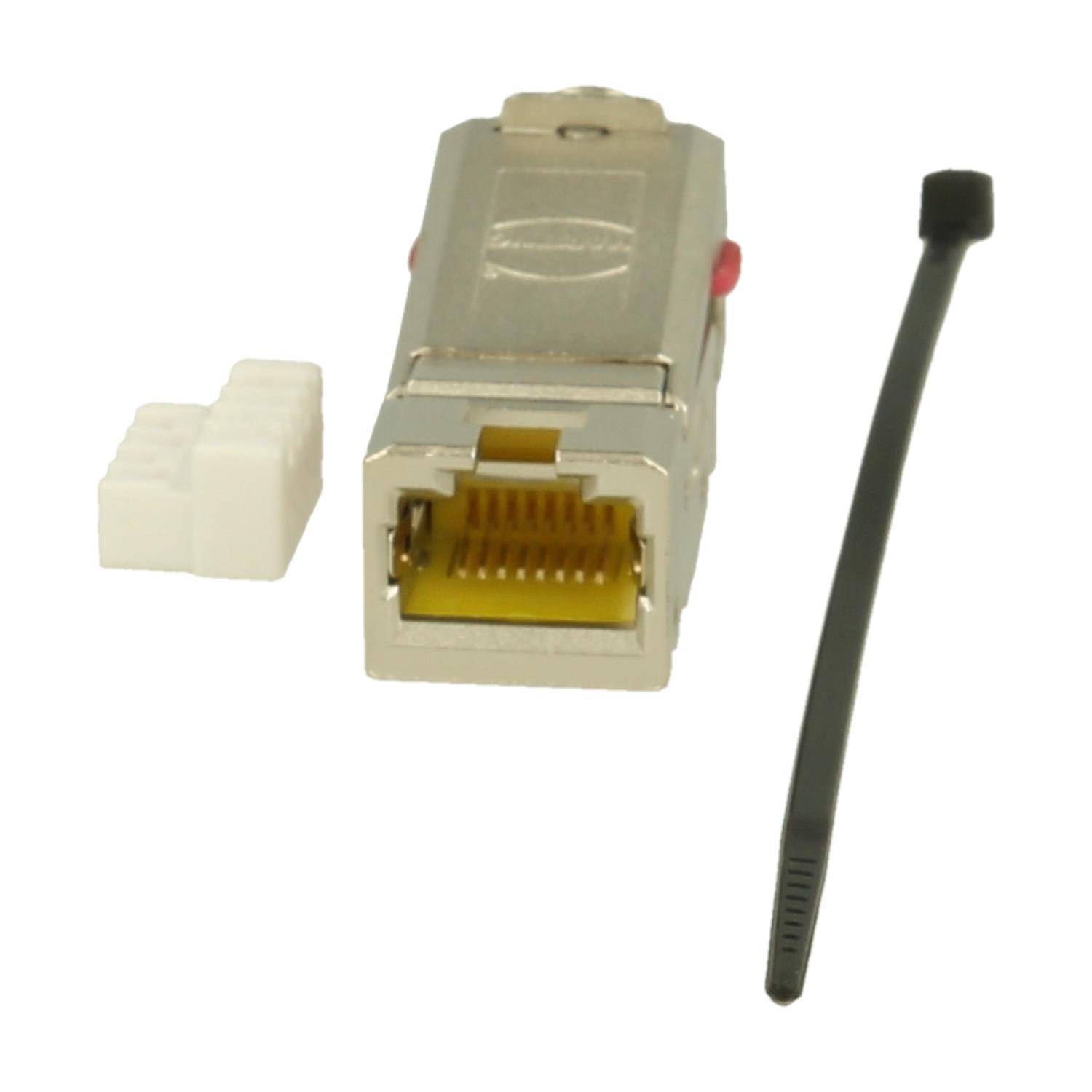HARTING Han RJ45 Kabelbuchse Cat.5 Buchseneinsatz (F) Schneidklemmanschluss (IDC-Kontakte), 4-polig 50V, 1A - 1 Stück