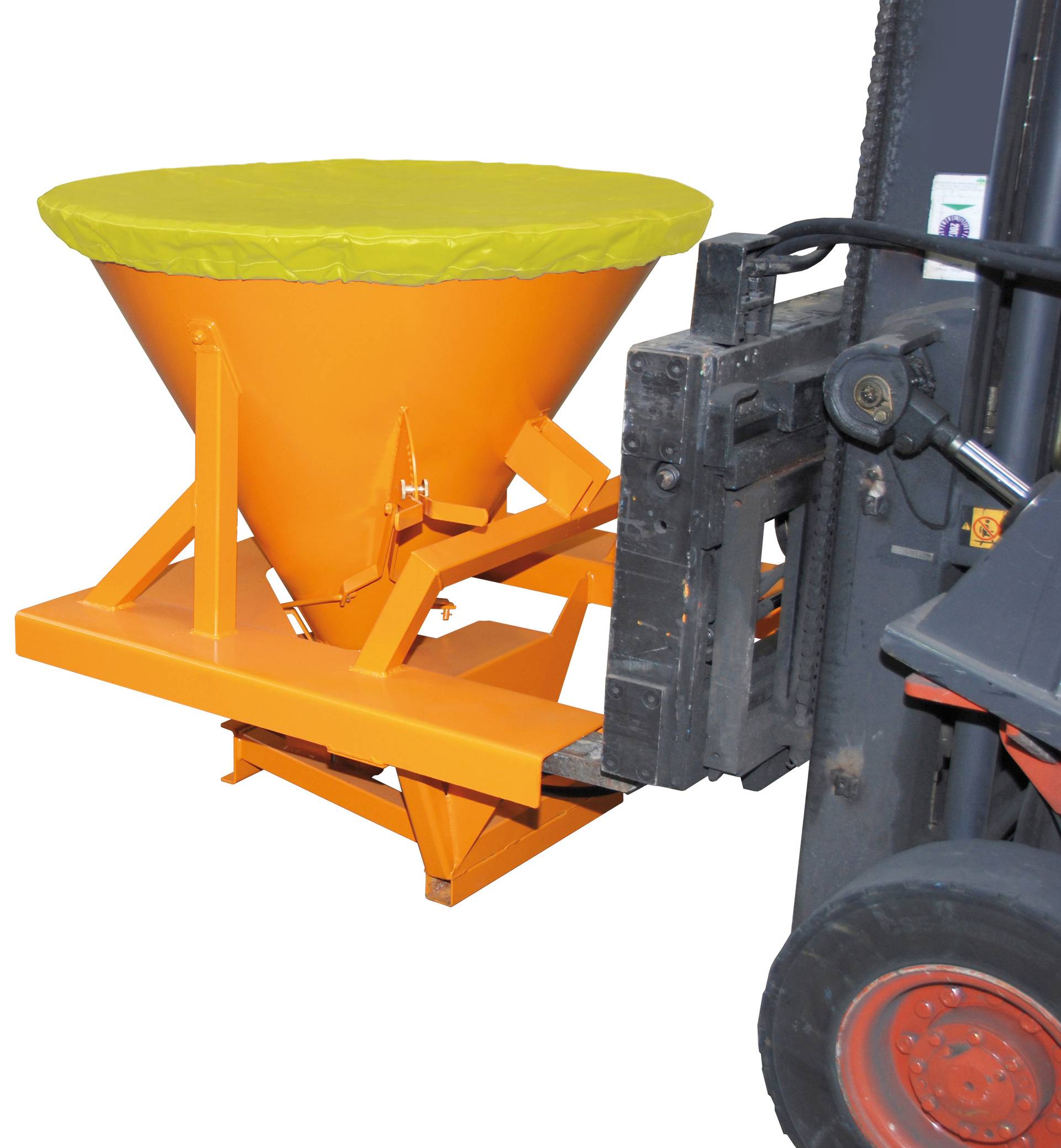 Streugerät SH, lackiert, Gelborange