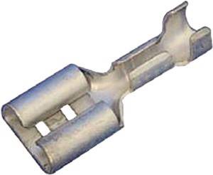 Ein blauer Kabelschuhterminal, entwickelt für sichere Kabelverbindungen in elektrischen Systemen.