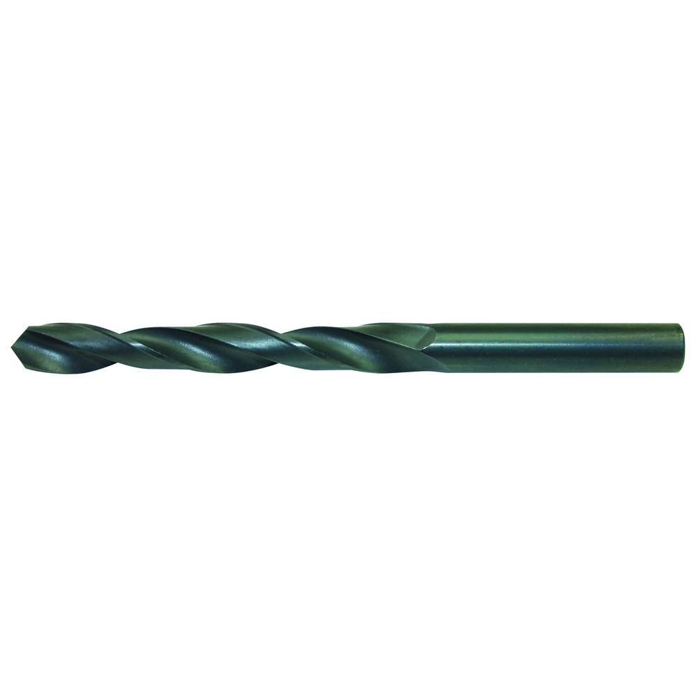 Ein Metallspiralbohrer mit einer scharfen, spiralförmigen Geometrie, der zum Bohren von Löchern in Metall oder Holz verwendet wird. Er verfügt über einen zylindrischen Schaft zum Befestigen an einem Bohrgerät.
