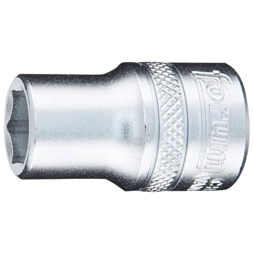 Ein Nahaufnahmefoto eines glänzenden Metallschlüssels mit geripptem Griff.