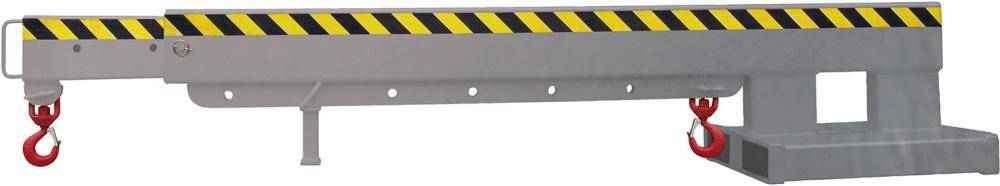 Kranarm teleskopierbar 670-3665 mm, 2500 kg verz. - Artikel: 7830102987