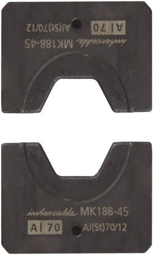 Zwei schwarze, U-förmige Metallblöcke mit abgerundeten Ecken sind vertikal ausgerichtet. Werden für industrielle Klemmungen oder das Sichern von Objekten verwendet.