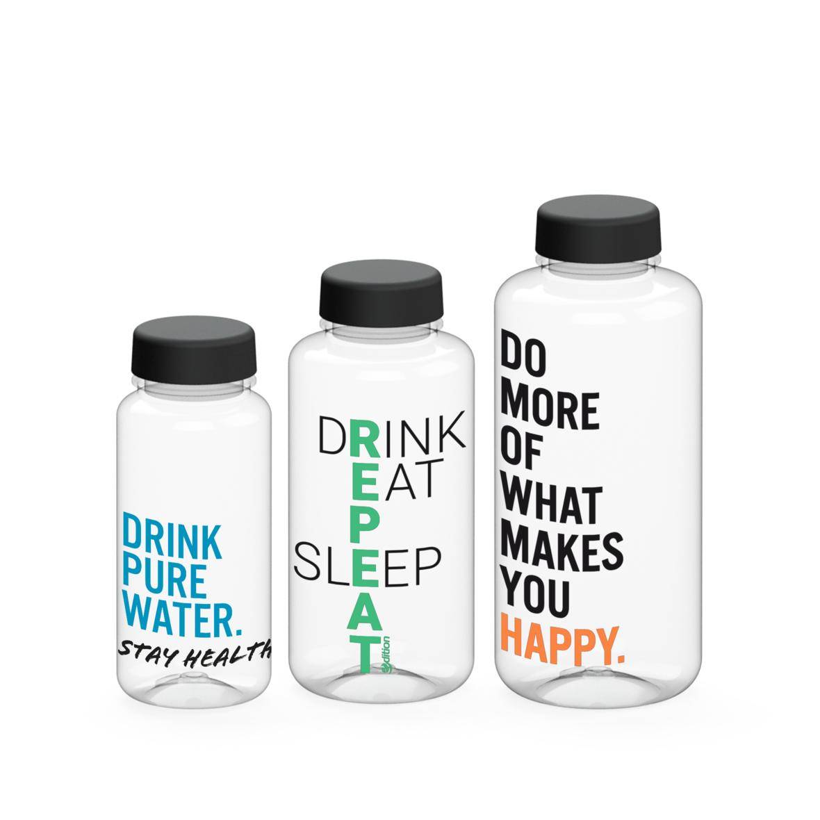 1 L Wasserflasche "Refresh" Tritanflasche inklusive Deckel