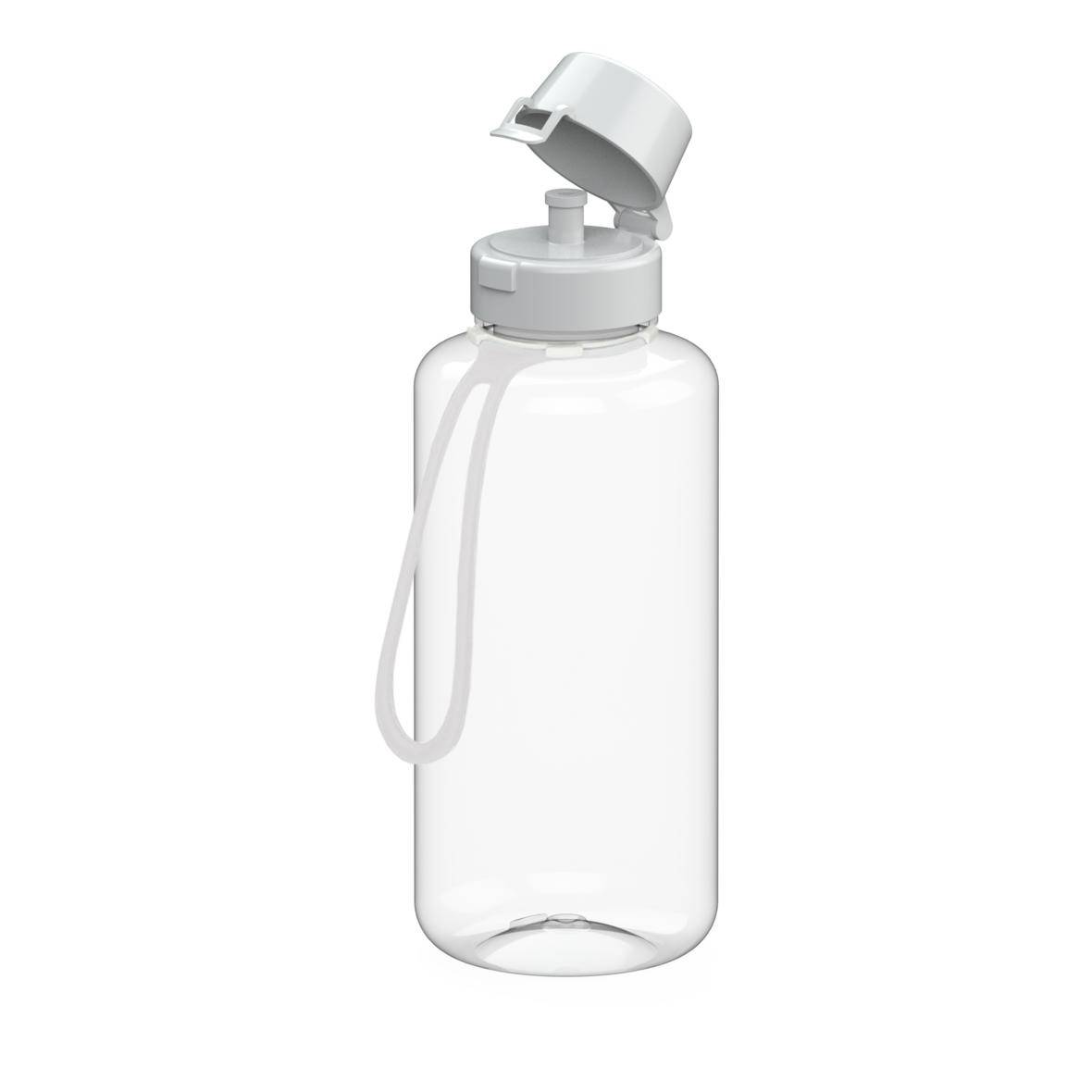 1 L Wasserflasche "School" Tritanflasche mit Trägerband