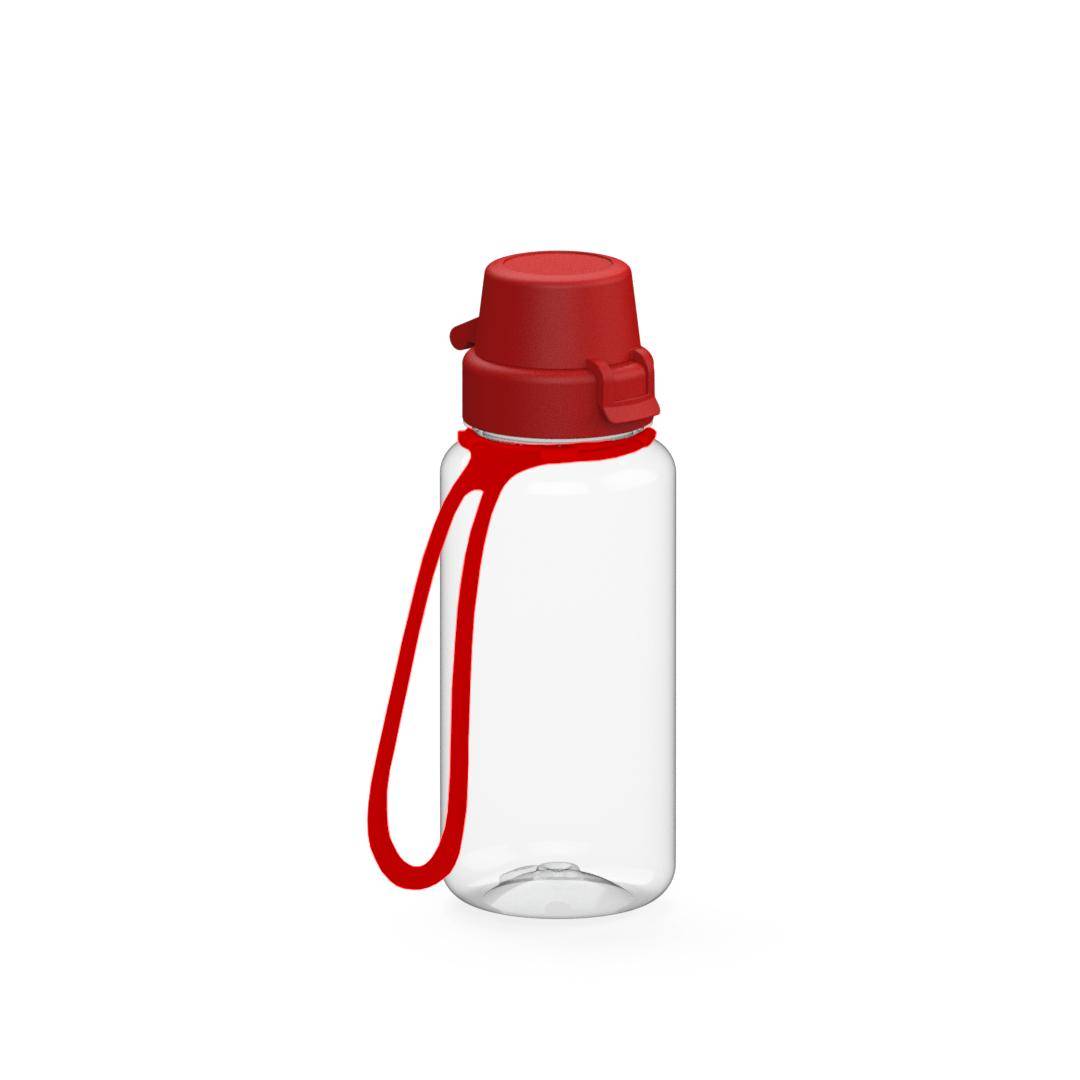 0,4 L Wasserflasche "School" Tritanflasche mit Trägerband