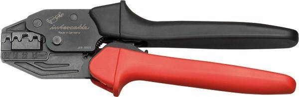 Eine Nahaufnahme von zwei Tacker-Pistolen, eine rot und eine schwarz, nebeneinander, die ihre Auslöser und Griffbereiche zeigen.