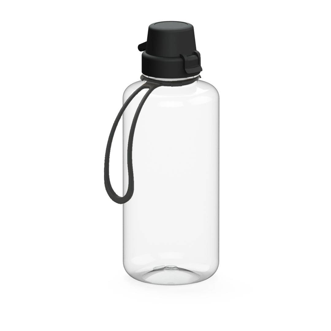 1 L Wasserflasche "School" Tritanflasche mit Trägerband