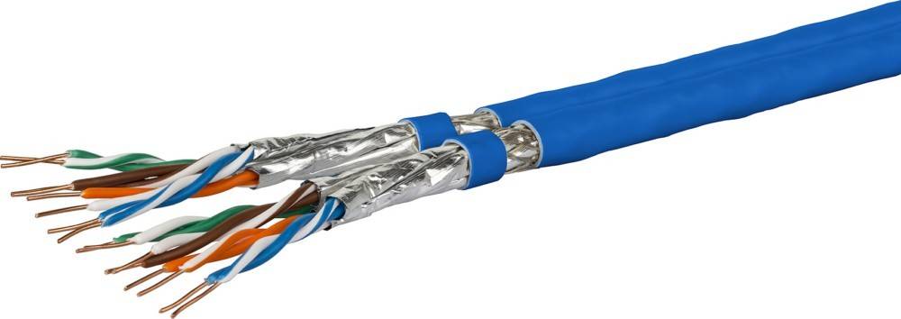 Metz Connect Datenkabel Kat.7A blau GC1300-8P-Dca-T500