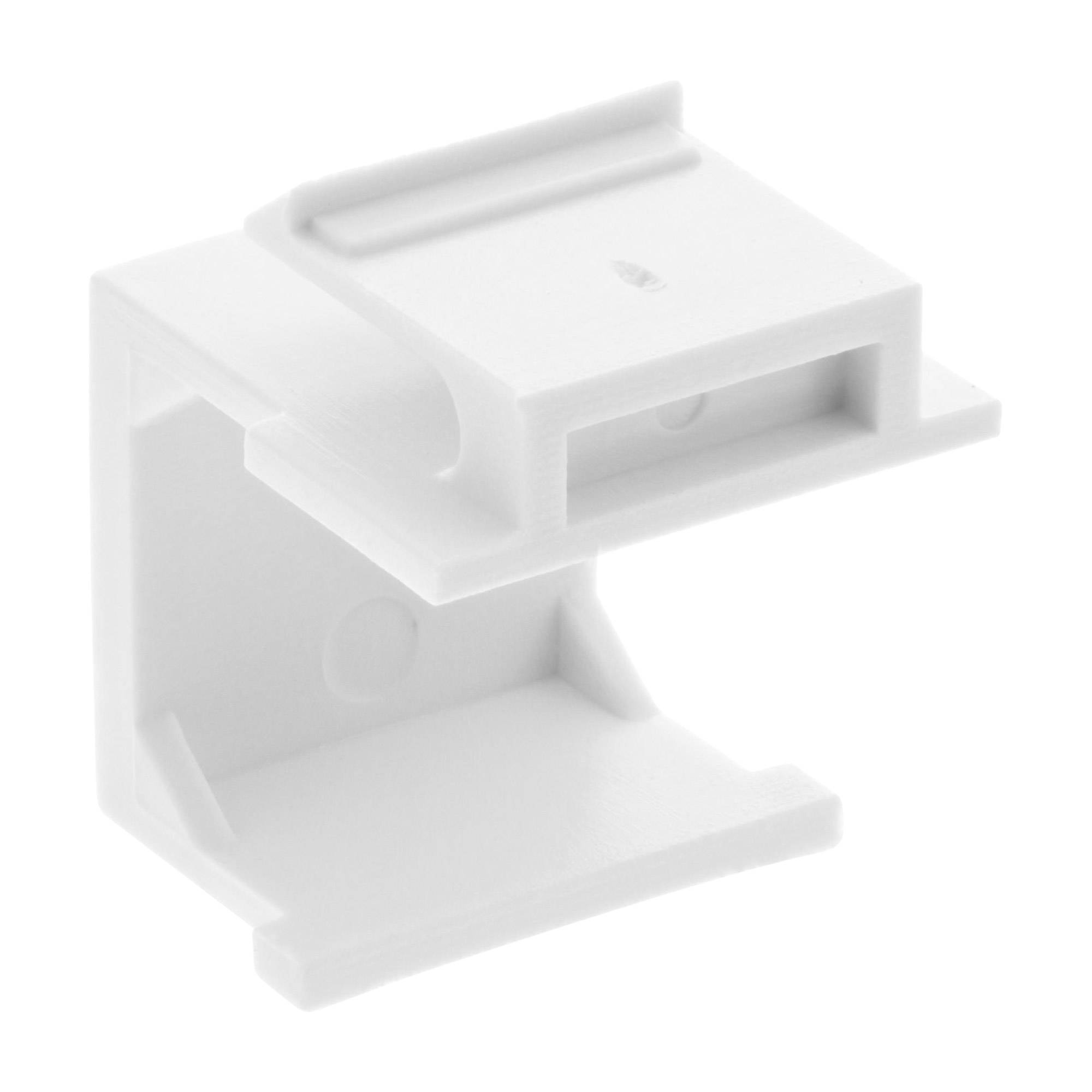 INLINE - Keystone SNAP-In Blindabdeckung für Modul Steckplatz - weiß 10er Pack