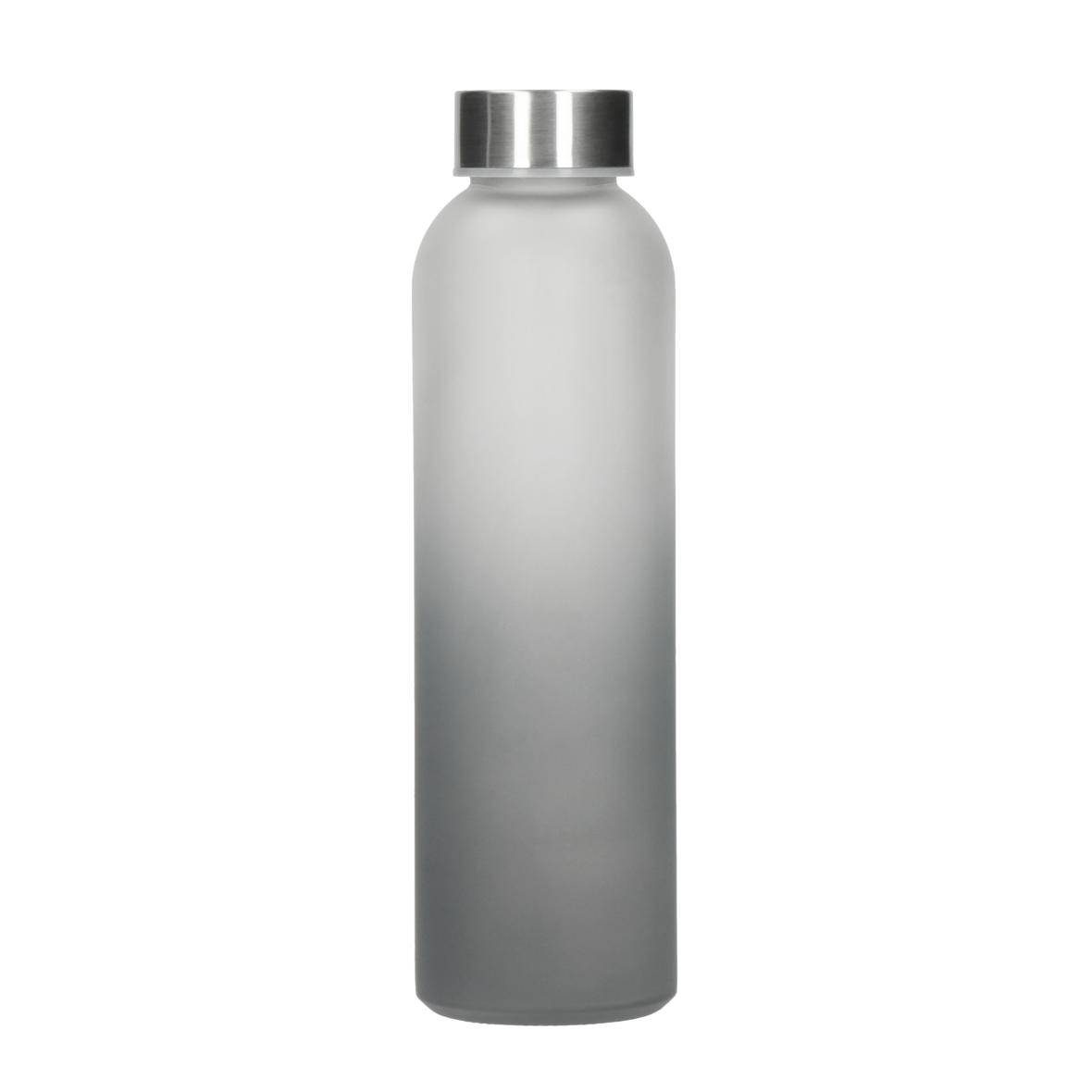 450 ml Wasserflasche "Iced" aus Glas mit Hülle inkl. Deckel