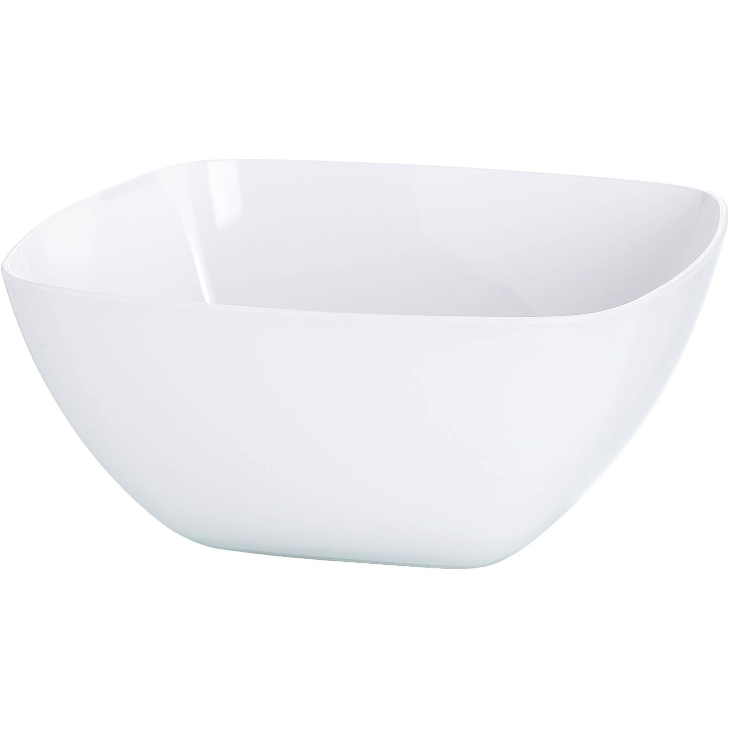 EMSA 504635 Vienna Salatschüssel weiß 0,6L - Servierschüssel - Weiß - Kunststoff - Quadratisch - China - 135 mm