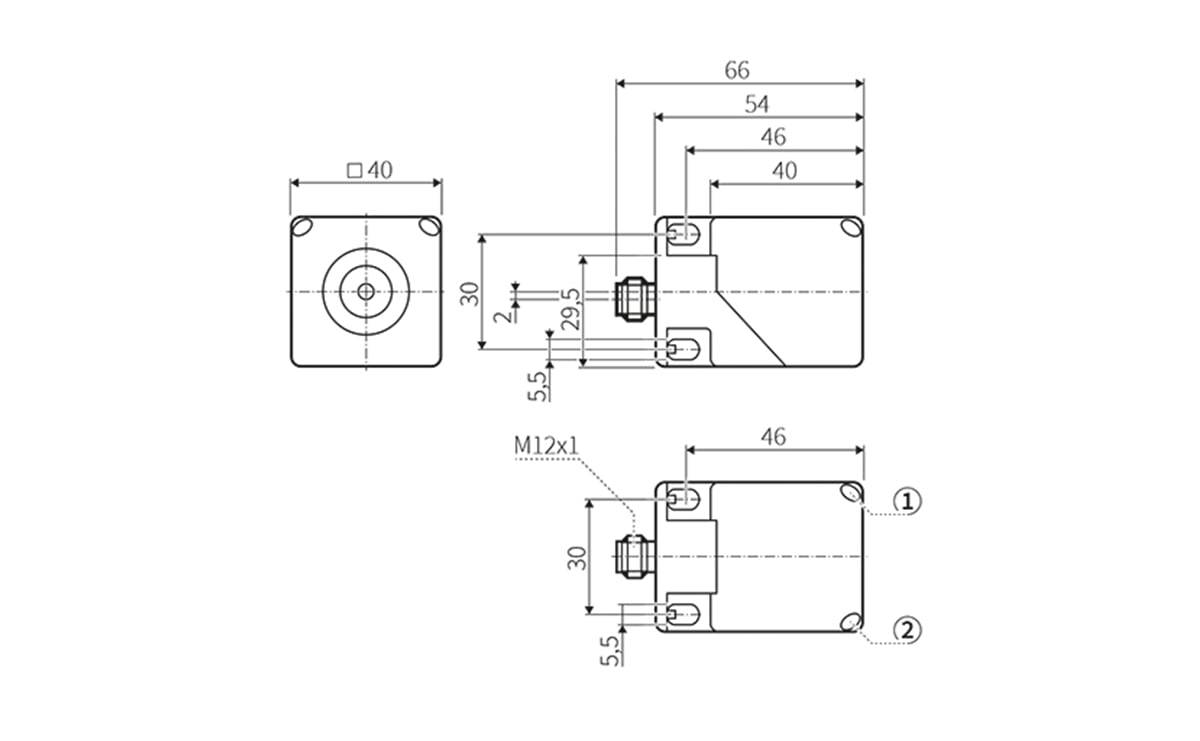 Induktiver Sensor mit IO-Link IP69K - AI408 - autosen