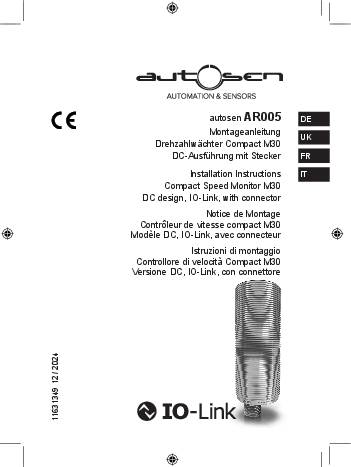 Drehzahlsensor mit IO-Link - AR005 - autosen
