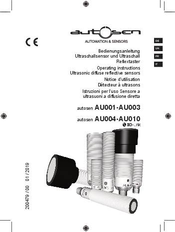 Ultraschallsensor M30 600-8000mm - AU010 - autosen