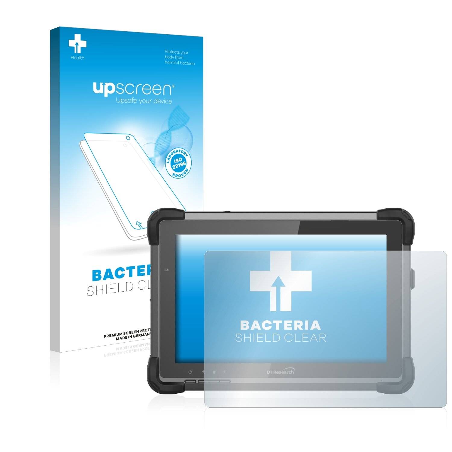upscreen Bacteria Shield Clear Premium Antibakterielle Displayschutzfolie für DT Research