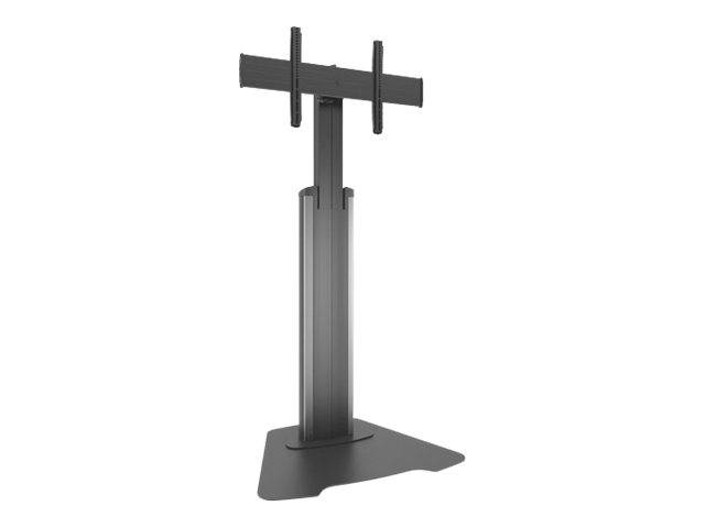 Chief Large FUSION Manual Height Adjustable Floor Stand - Aufstellung für flat panel - Silber - Bildschirmgröße: 102