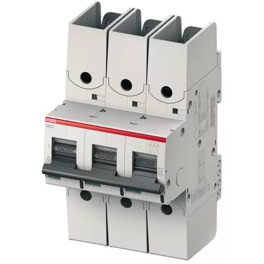 ABB S803HV-K0.5 Hochleist.Sicherungsautomat 0.5A,K,1000VAC=Icu 1.5kA, 3P 2CCF020065R0001