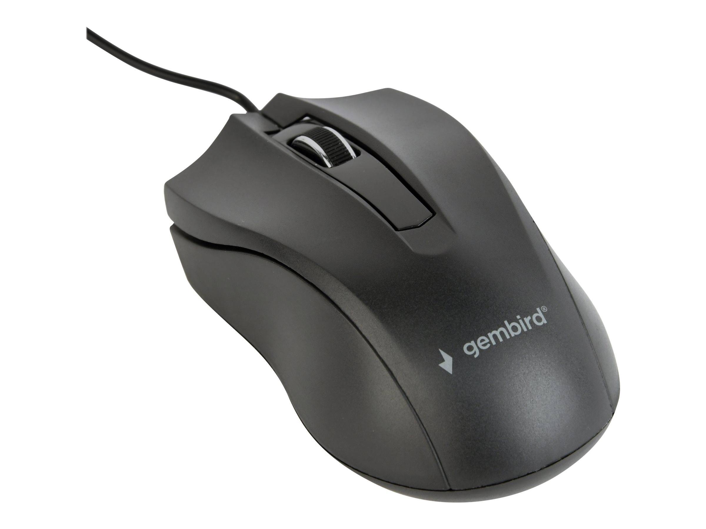 Gembird MUS-3B-01 - Maus - optisch - 3 Tasten