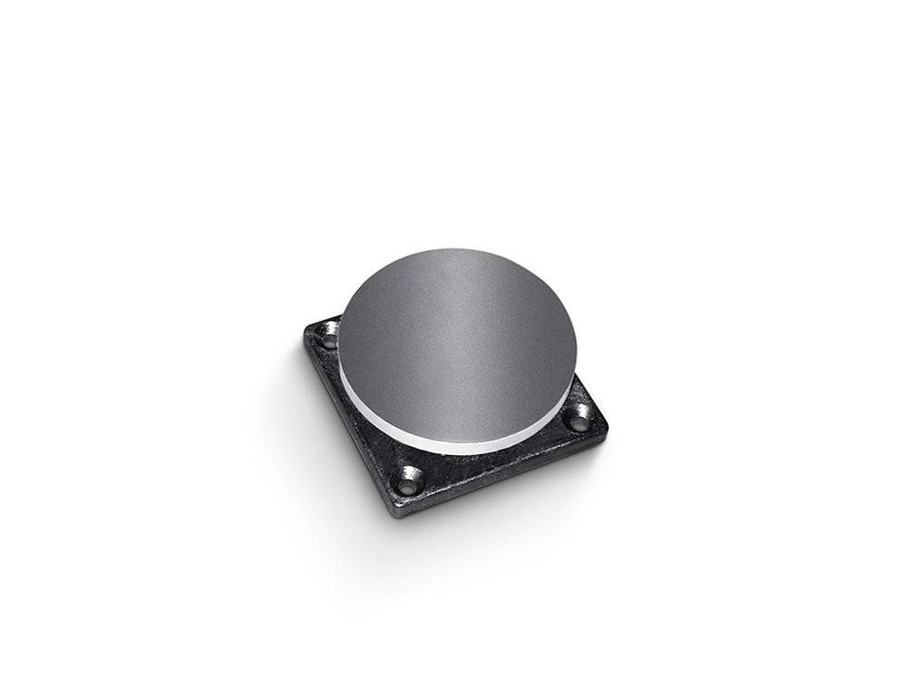 Geze Haftgegenplatte auf Montageplatte zum anschrauben Eisen schwarz