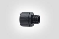 HellermannTyton 166-21007 HG42-S-M40 Schlauchverschraubung Schwarz M40 35.50 mm