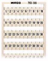 WAGO 793-566 Bezeichnungskarten Weiß 1 St.