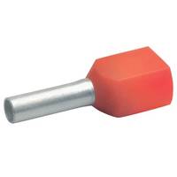 Klauke 87614, Aderendhülse, Kupfer, Gerade, Metallisch, Rot, Verzinntes Kupfer, Polypropylen (PP)