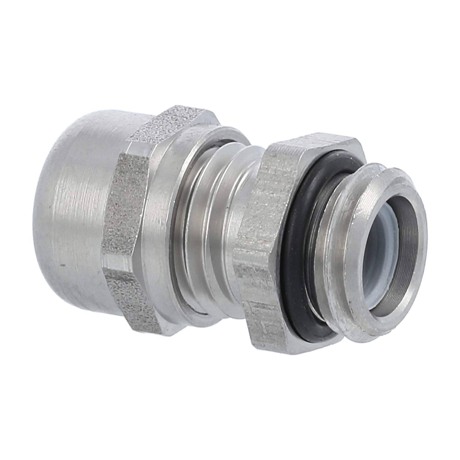 WISKA Edelstahlverschraubung M12x1,5 SVA-M12 inkl. O-Ring Edelstahl (1.4305) Gewindelänge 5,0mm - 1 Stück