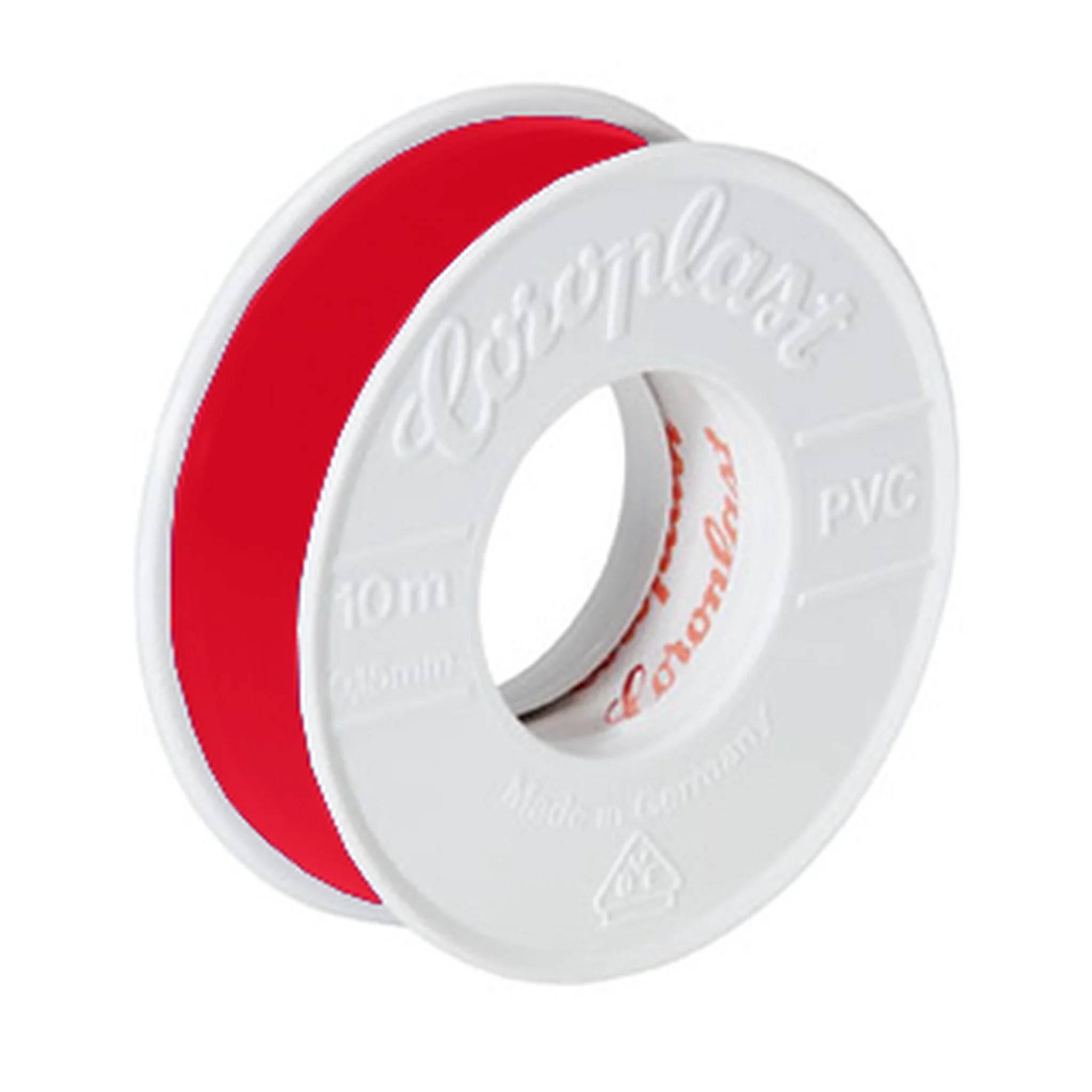 Coroplast Elektro-Isolierband 302 0,15 mm x 25 mm x 10 m rot, 1 Stk.