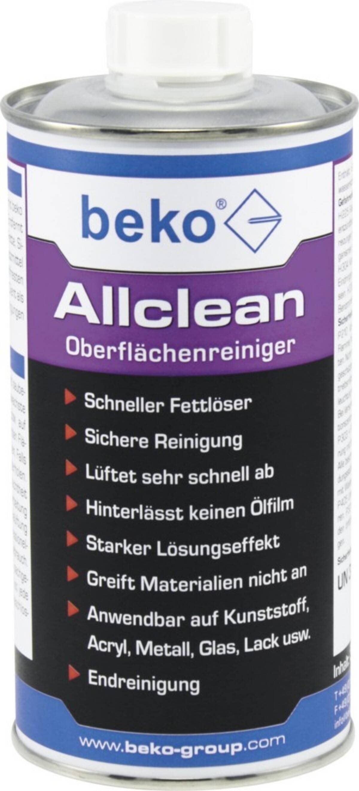 Dose „beko Alclean