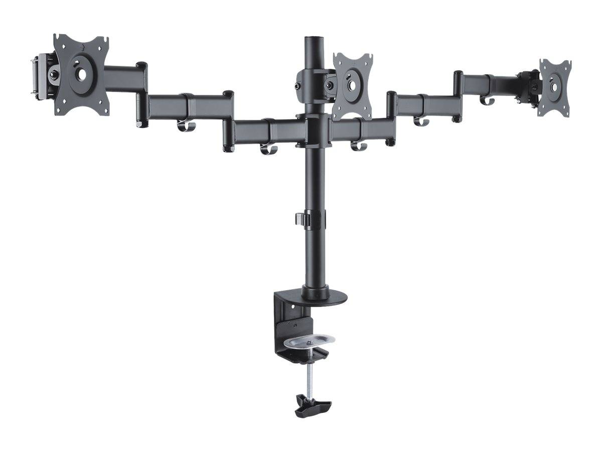 PURELINK - PureMounts PM-OFFICE-03 - Befestigungskit (Stange, Tischmontage, 2 Gelenkarme, 3 VESA-Adapter)
