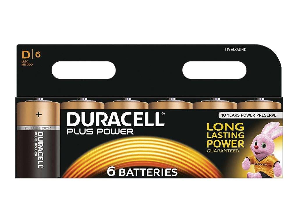 Duracell Plus Power MN1300 - Batterie 6 x D