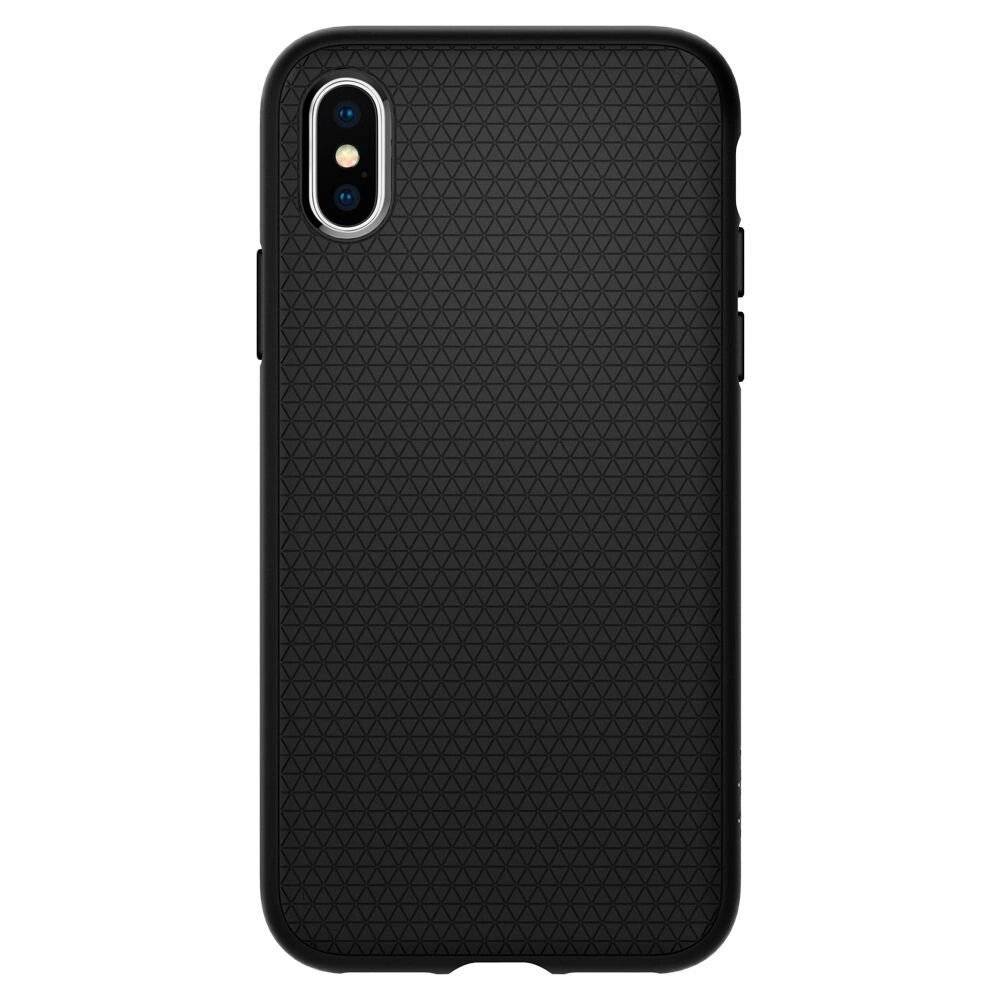 Spigen Liquid Air Hülle iPhone X / XS - Mattschwarz