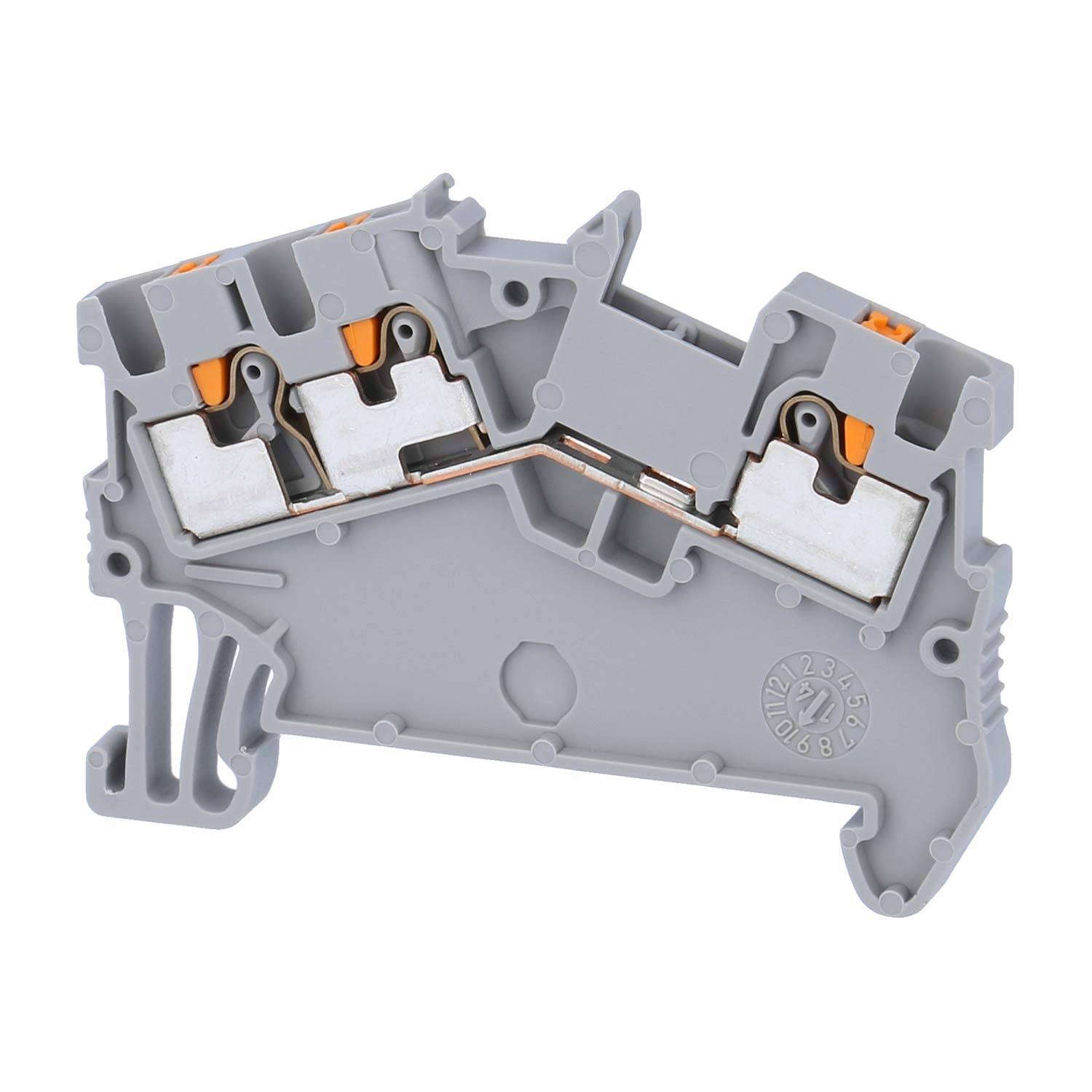 Phoenix Contact Durchgangsklemme PTS 1,5/S-TWIN Push-In-Anschluss Nennspannung 500V Kurzzeitstrom 0,18kA - 1 Stück