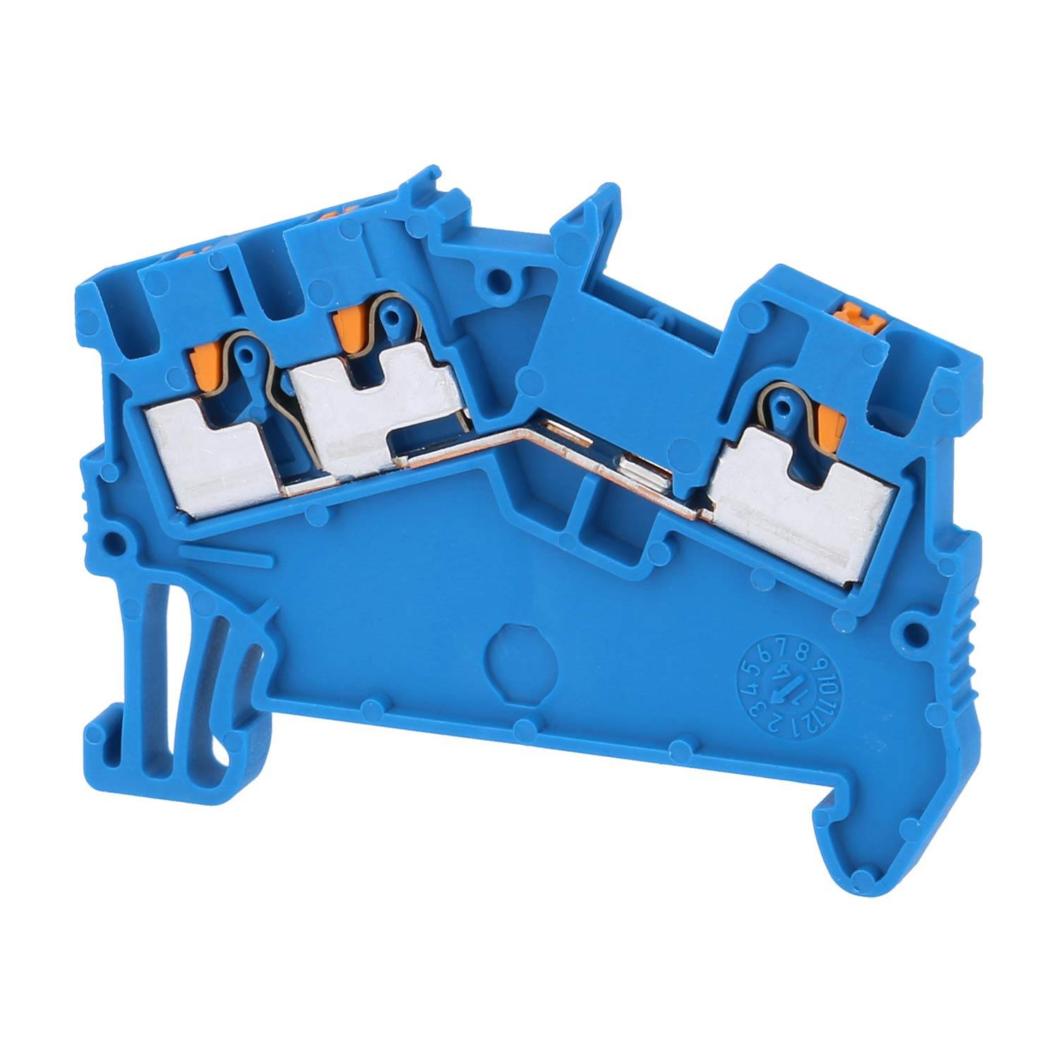 Phoenix Contact Durchgangsklemme PTS 1,5/S-TWIN BU Push-In-Anschluss Nennspannung 500V - 1 Stück