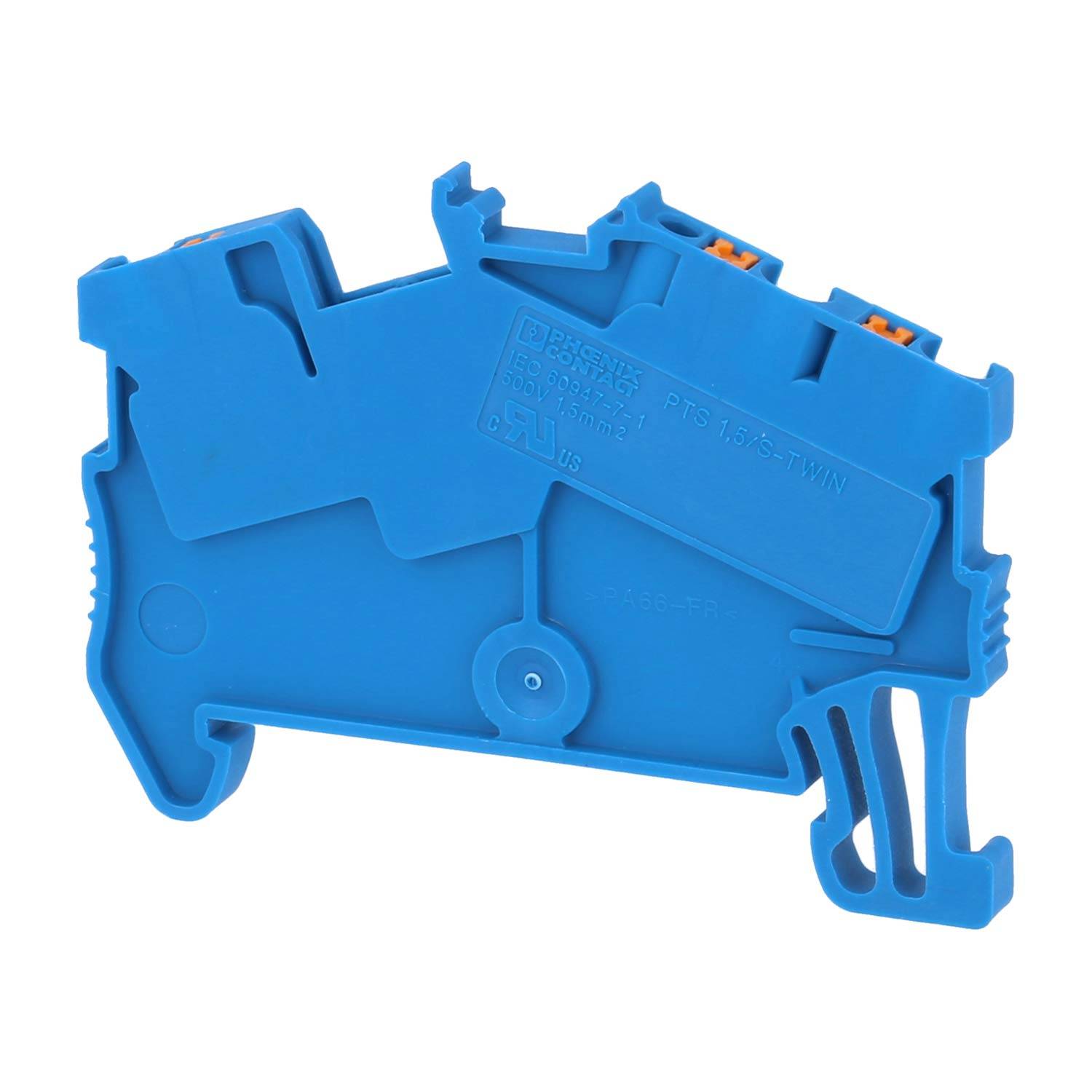 Phoenix Contact Durchgangsklemme PTS 1,5/S-TWIN BU Push-In-Anschluss Nennspannung 500V - 1 Stück